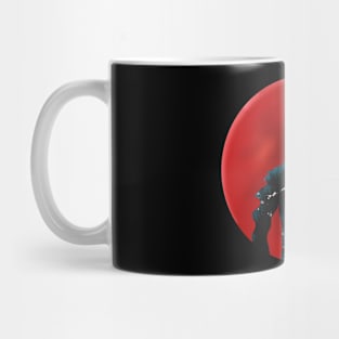Zombie and a Blood Moon Mug
